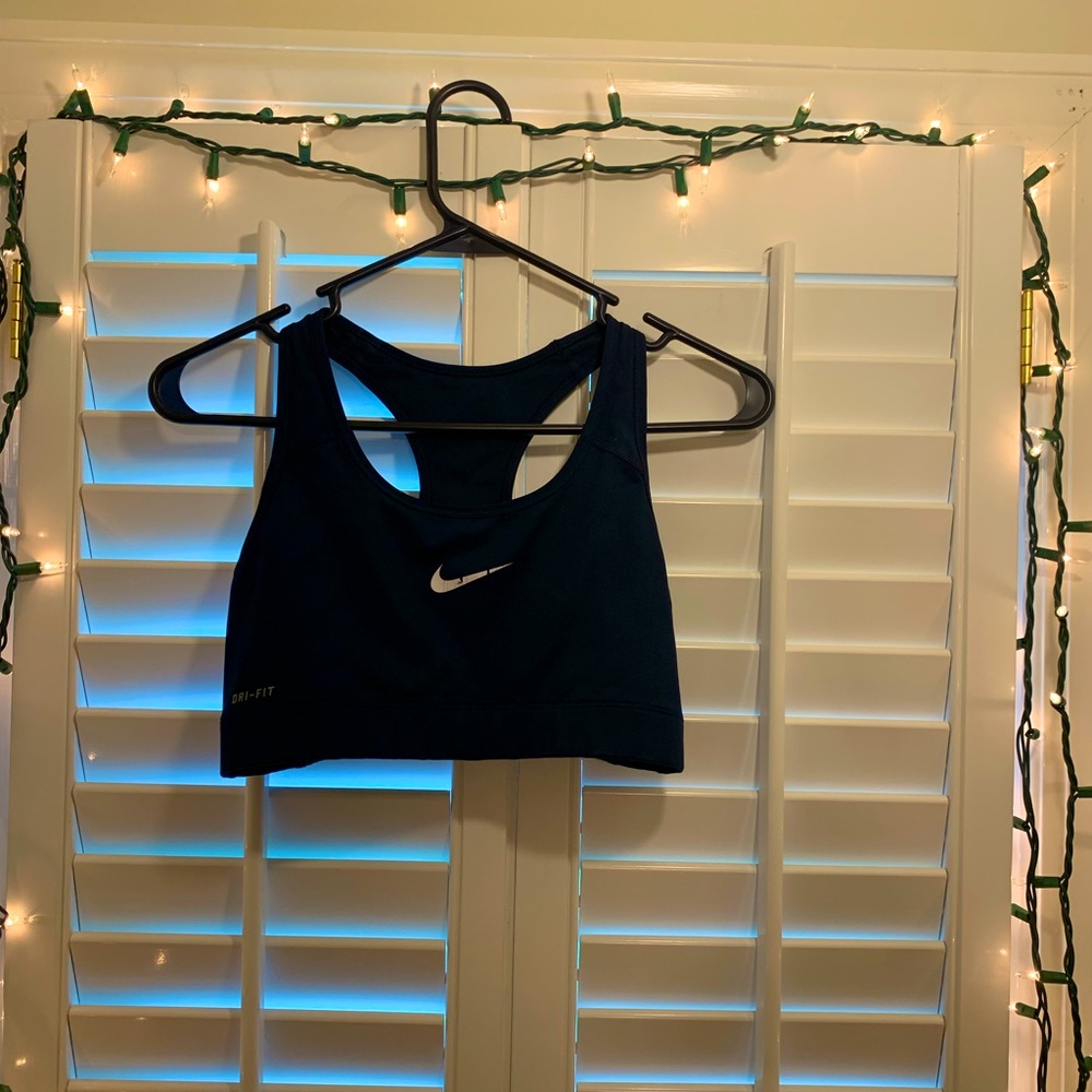 Navy Nike Sports Bra, M